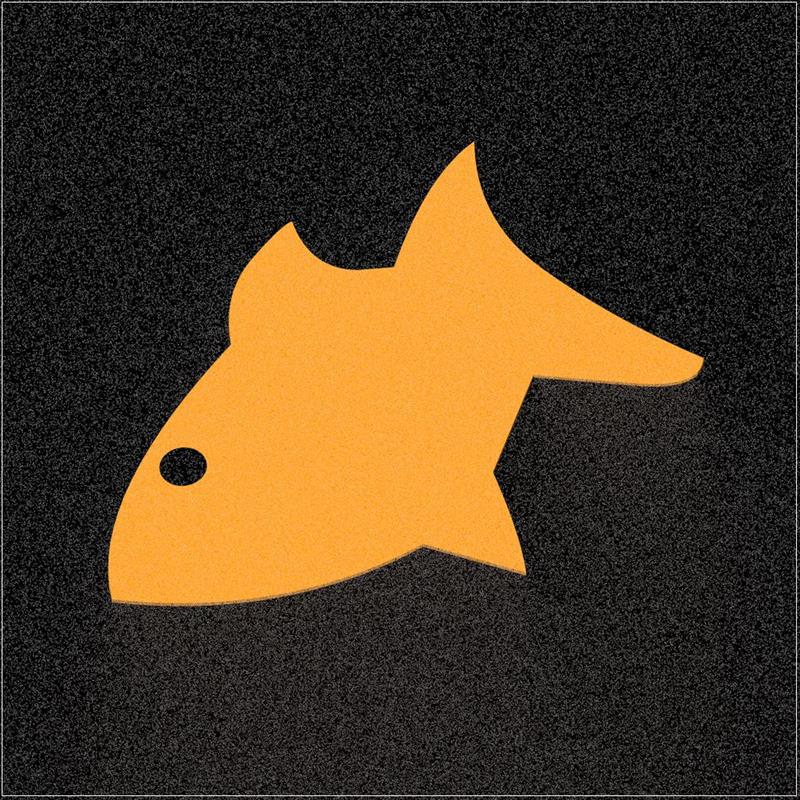 Technical render of a Wetpour Fish